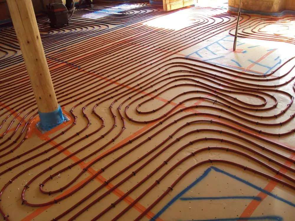 Plancher chauffant à La Fouillouse